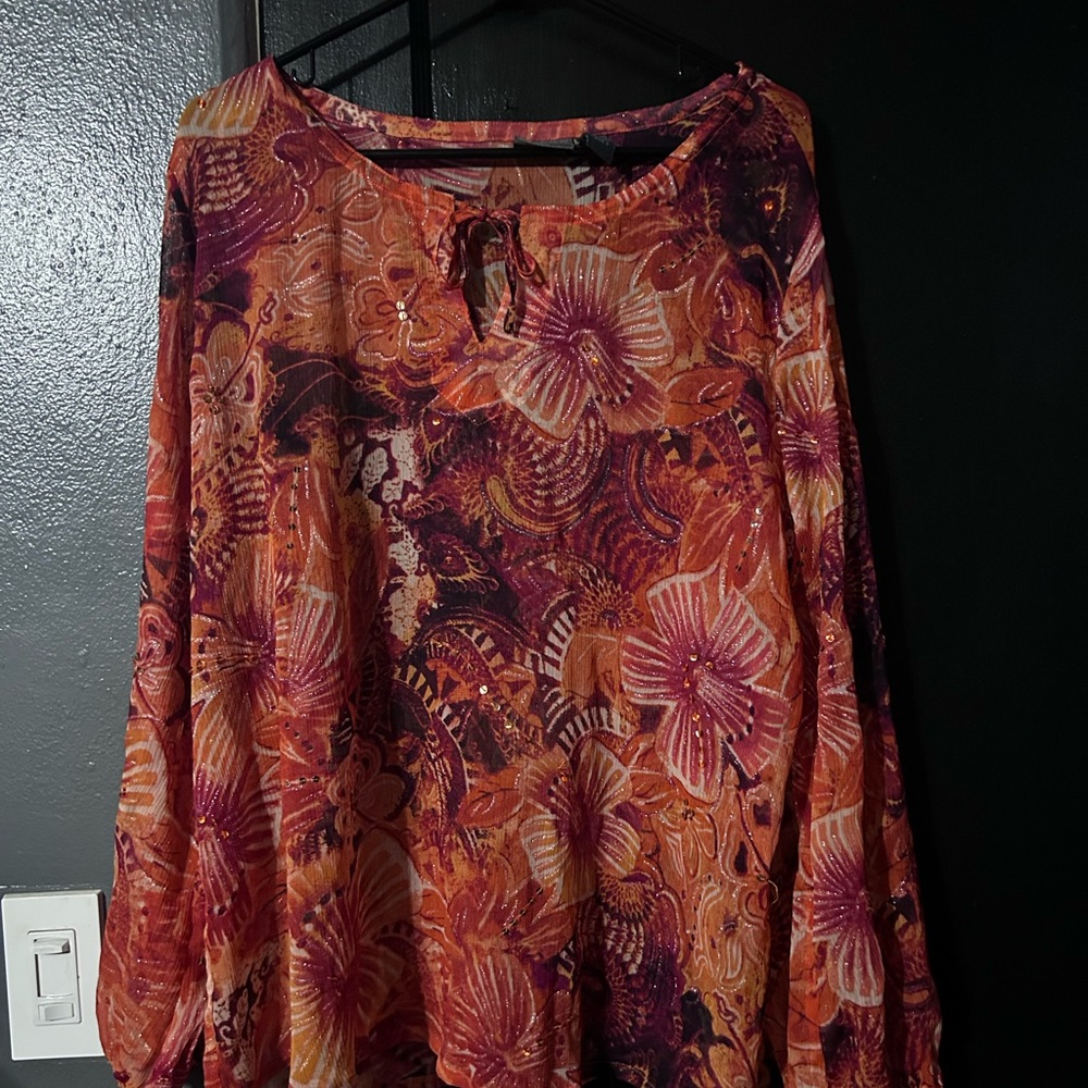 Floral Long Sleeve Blouse